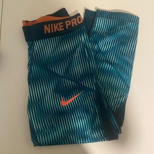 Bundle of two Nike capris